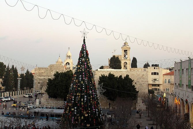 2024 Israel Christmas Holy Land Tour - Bethlehem Midnight Mass - Christmas Eve in Bethlehem, Manger Square timing and the Nativity entry reality