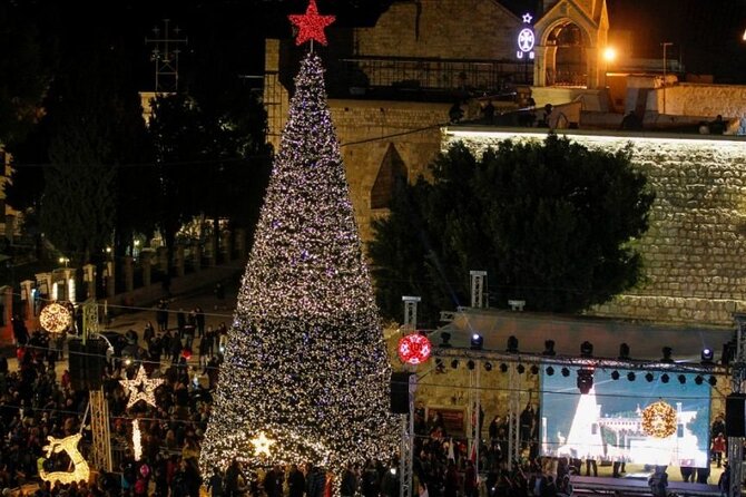 2024 Israel Christmas Holy Land Tour - Bethlehem Midnight Mass - Caesarea, Haifa Bahai Gardens, Rosh Hanikra, and Acre’s UNESCO walls