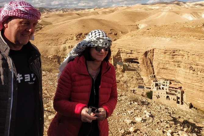 4WD St. George's Monastery Jordan Baptize Dead Sea adventure tour - Dead Sea beach, mud, and springs: how to plan your swim time without getting grumpy