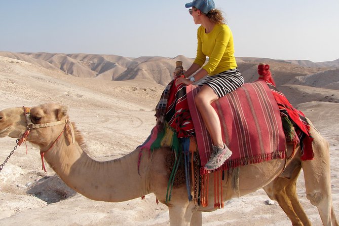 4WD St. George's Monastery Jordan Baptize Dead Sea adventure tour - Nabi Musa and the Judean desert inn feel: Moses tomb area with a real sense of place
