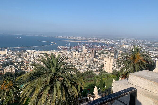 Caesarea, Haifa, Akko and Rosh Hanikra Private Tour from Tel Aviv - Bahai Gardens: world center, UNESCO status, and seasonal closures