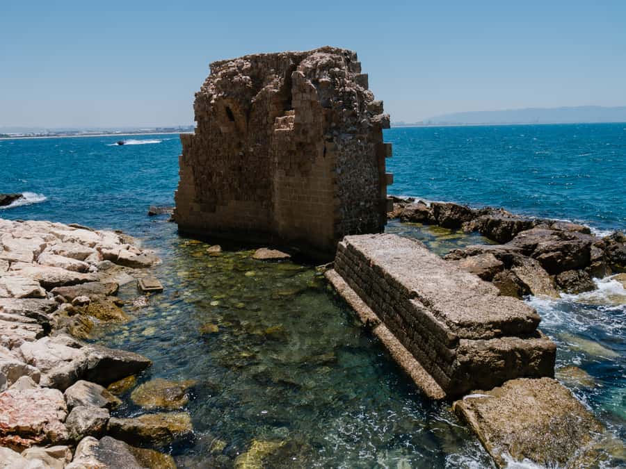Caesarea, Haifa & Akko Day Trip from Jerusalem - Rosh Hanikra limestone grottoes and chalk cliffs near Lebanon