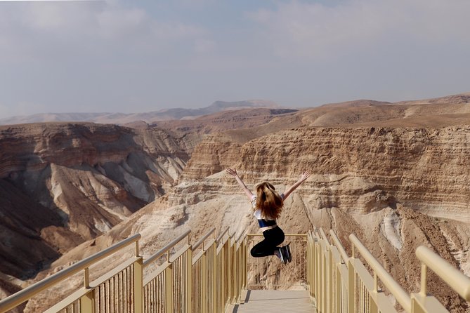 Dead Sea, Masada and Ein Gedi Day Tour from Tel Aviv - Masada National Park: cable car to fortress ruins and huge views