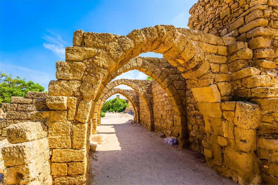 From Jerusalem: Caesarea, Haifa, Acre & Rosh Hanikra Tour - Rosh Hanikra’s cable car and sea caves shaped by waves