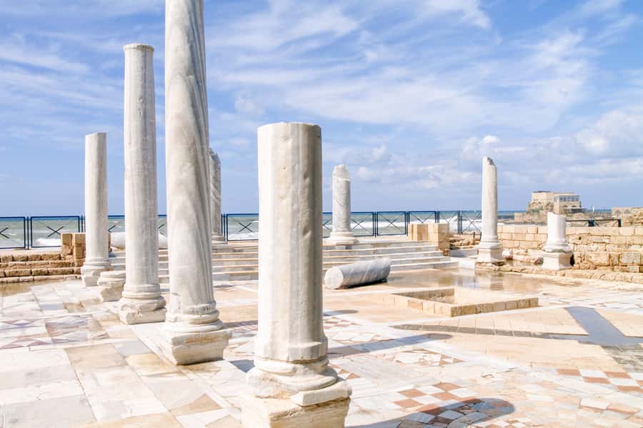From Tel Aviv: Caesarea, Haifa and Akko Day Trip - Caesarea’s Roman ruins and the amphitheater walk you’ll remember