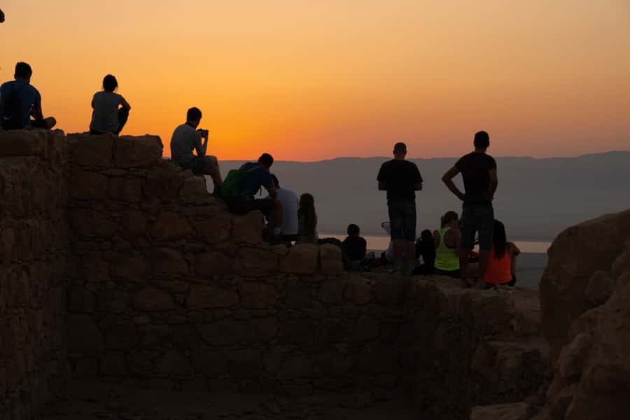 From Tel Aviv: Masada at Sunrise, Ein Gedi and Dead Sea Tour - Masada fortress ruins: where to focus your attention