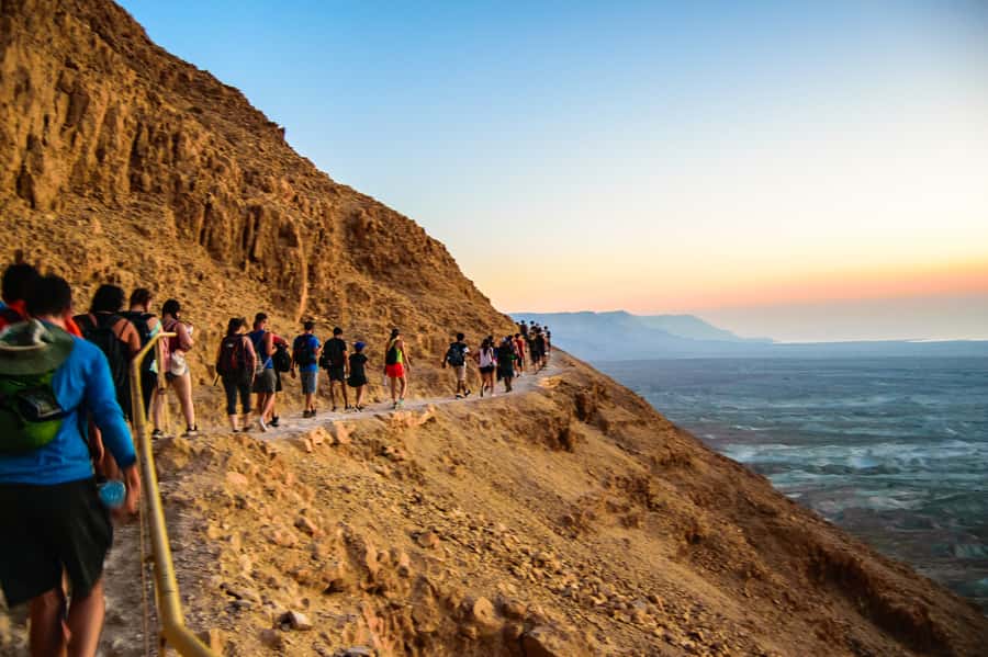 From Tel Aviv: Masada at Sunrise, Ein Gedi and Dead Sea Tour - Masada at sunrise and the Snake Path: what the climb feels like