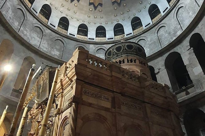 Holyland Tour :Jerusalem & Bethlehem from Jerusalem or Tel Aviv - Temple Mount View of the Dome of the Rock and Old City Market Time