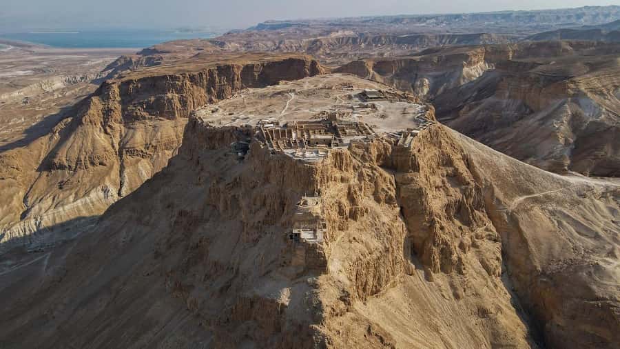 Massada and the Dead Sea in Russian - Getting picked up and riding out through the Judean Desert
