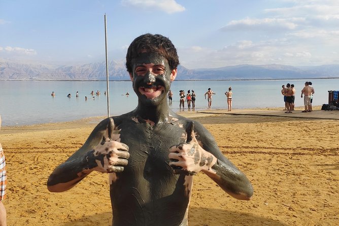 Private Tour: Dead Sea and Masada - Stop 1: Sea Level 0 at the Sea Level Point, short and surprisingly satisfying