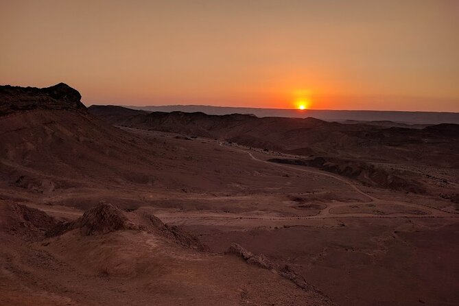 Sunset time Ramon Crater Jeep tour, bonfire and stargazing - Price and value: $522 per group can be a smart deal