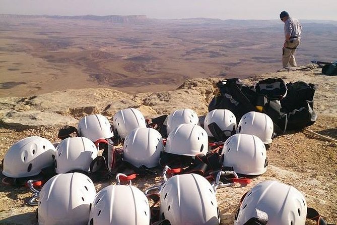 The Ramon Crater and rappelling package tour - an exciting combo tour. - How the itinerary flows: Wadi Ramon, shade choices, and Mt. Gvanim